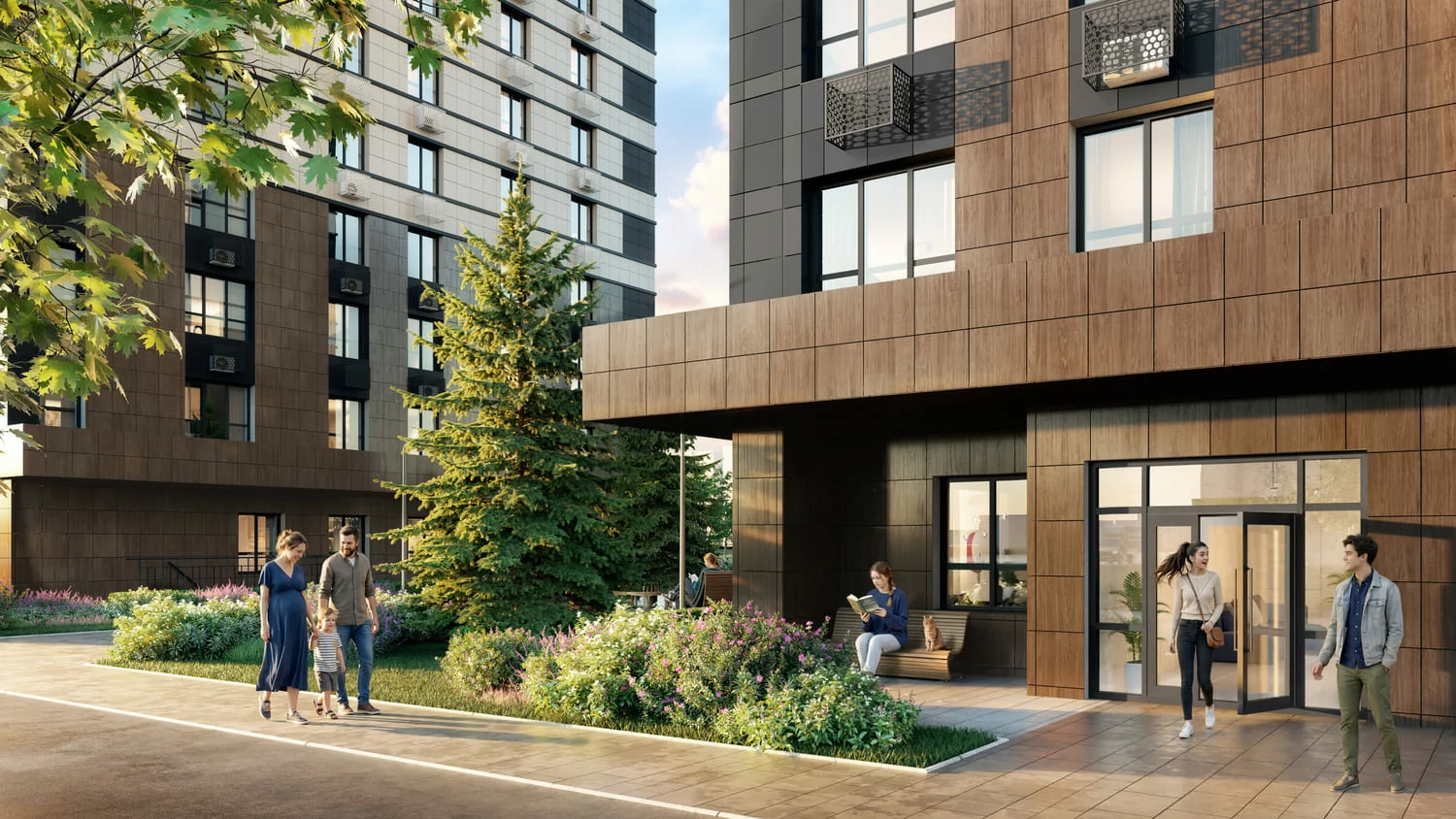Архитектура жилого квартала Green 2